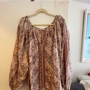 Pink floral silk Blouse from Mes Demoiselles